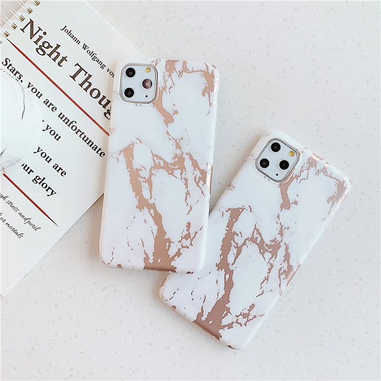 Роскошный блестящий золотой лазерный мраморный чехол для телефона iphone XR X XS Max 6 6s 7