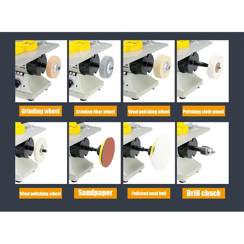 Нефритовая режущая машина маленькая настольная шлифовальная машина работа по дереву Полировка Инструмент электрическая шлифовальная машина электрическая гравировальная машина скамейка пила