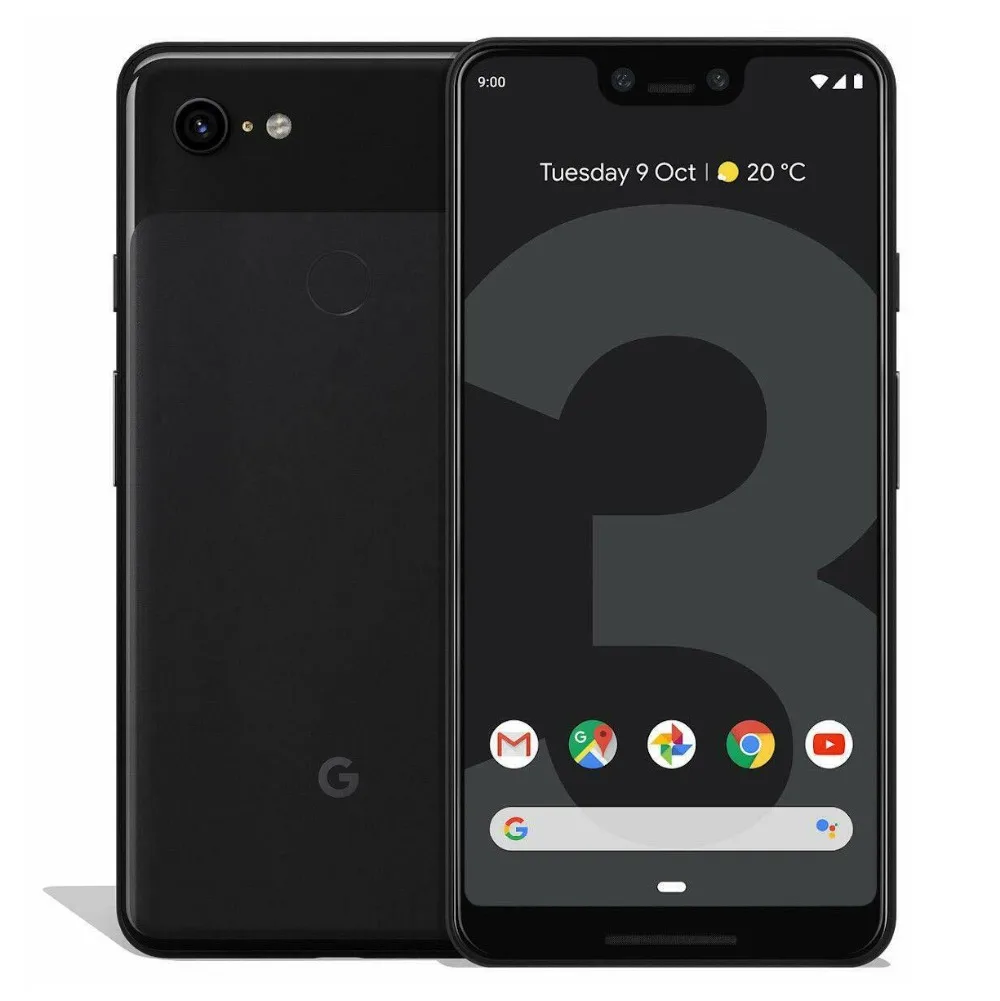 Original Google Pixel 3 XL Pixel 3XL Pixel XL3 Octa Core 4GB RAM 128GB ROM Android 9.0 NFC  mobile phone original fast charger iphone 12 refurbished