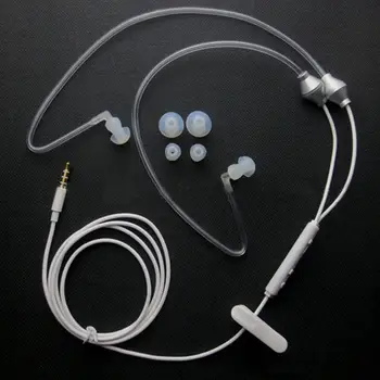 

Radiation Protection Earphone Double Channels Black and White Colors In-Ear