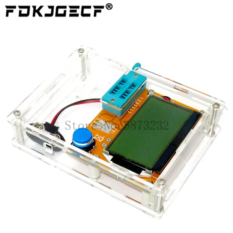LCR-T4 Mega328 M328 Diode Triode Capacitance ESR Meter MOS PNP Transistor Tester LCD Display Transistors Diodes With Case Box |