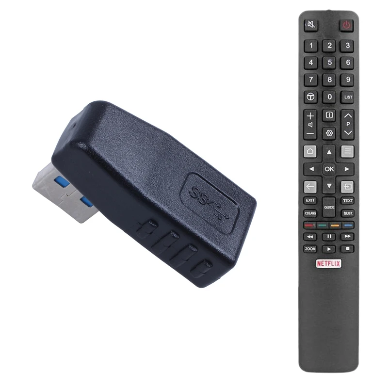 Прямоугольный USB 3 0 a штекер-гнездо M/F разъем адаптера с пультом дистанционного