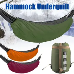 Спальный мешок для путешествий, подвесной зимний теплый непродуваемый, для отдыха, сада, портативный, для охоты, гамак, под одеяло, для
