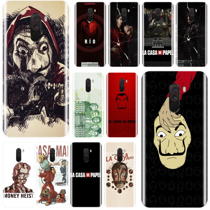 

TV The Paper House Money Heist Cover TPU Phone Case For Redmi 4 4A 4X 5A 5 PLUS 6pro 7 NOTE 4X 5 6 Pro NOTE 4 5 6 7