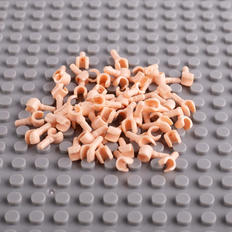 100 шт. мини город строительные блоки Minifigs аксессуары для корпуса ладони молочно