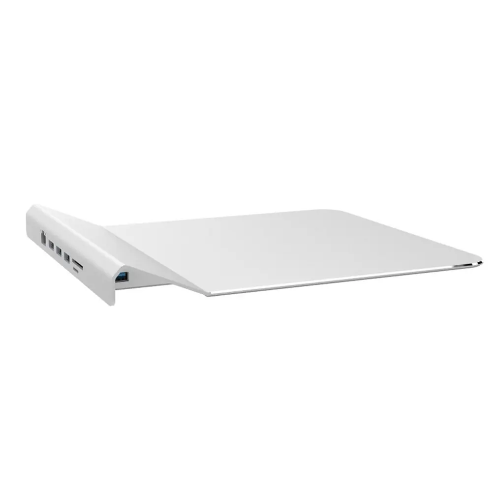 USB3.0 концентратор многофункциональный алюминиевый сплав Мышь Pad 6-в-1 док-станция USB удлинитель концентратора заводом jinghao Electronics