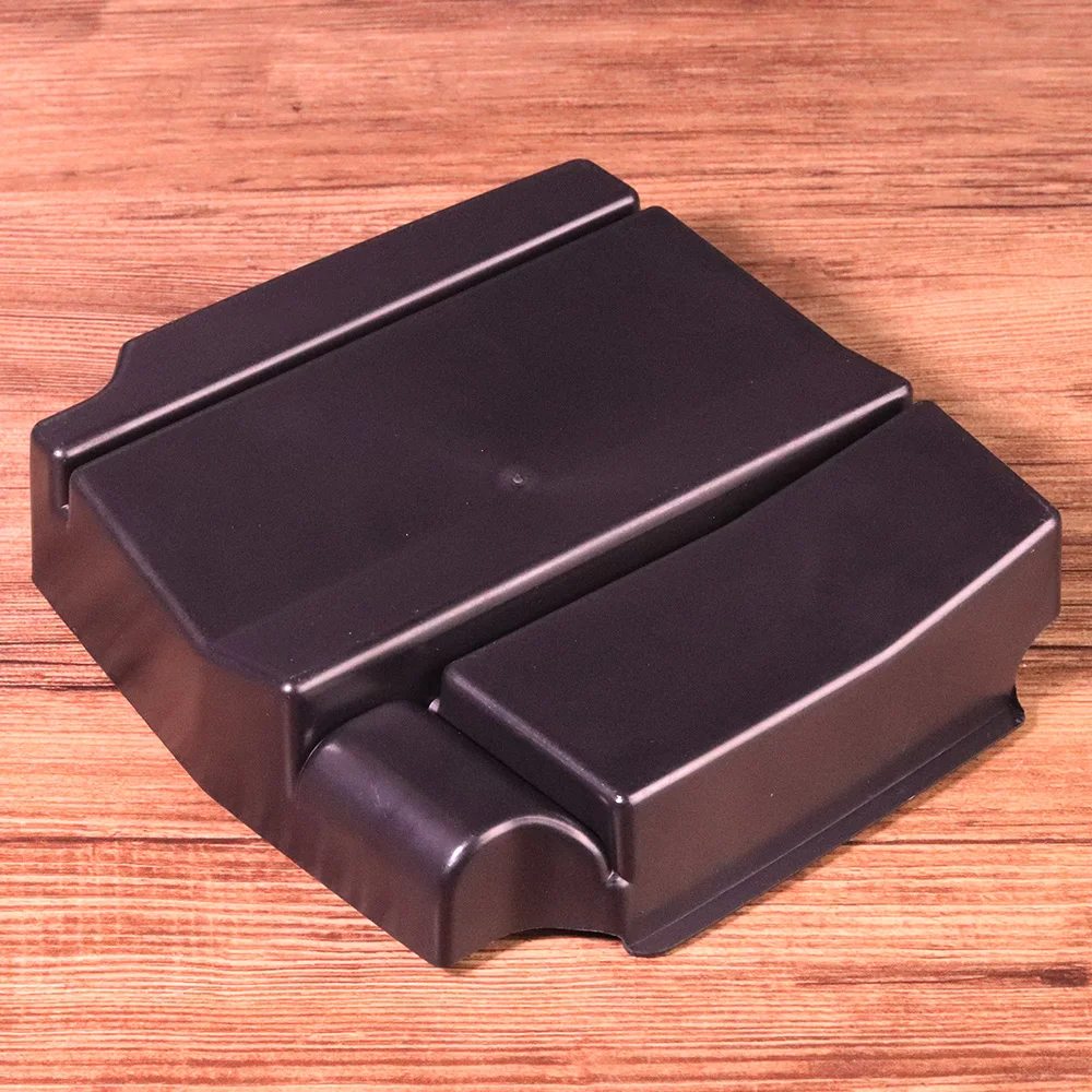 1Pc ABS Black Central Console Armrest Secondary Storage Box Glove Tray Holder Organizer Fit For Honda CR-V CRV 2012 2013 2014 (8)