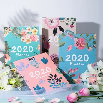 

A4 Size 2020 Calendar Monthly Planner 365 Days Daily Schedule Plan Notebooks with 16 Pages for Home Office Students Supplies