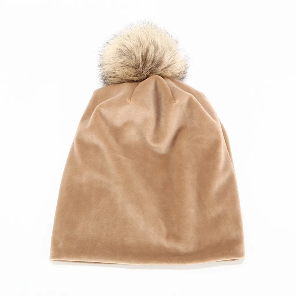Модные женские зимние Пуховые головные уборы, одноцветные ворсовые кепки, повседневные наушники, капот, femme hiver, шапка женская, женская, балаклава#30