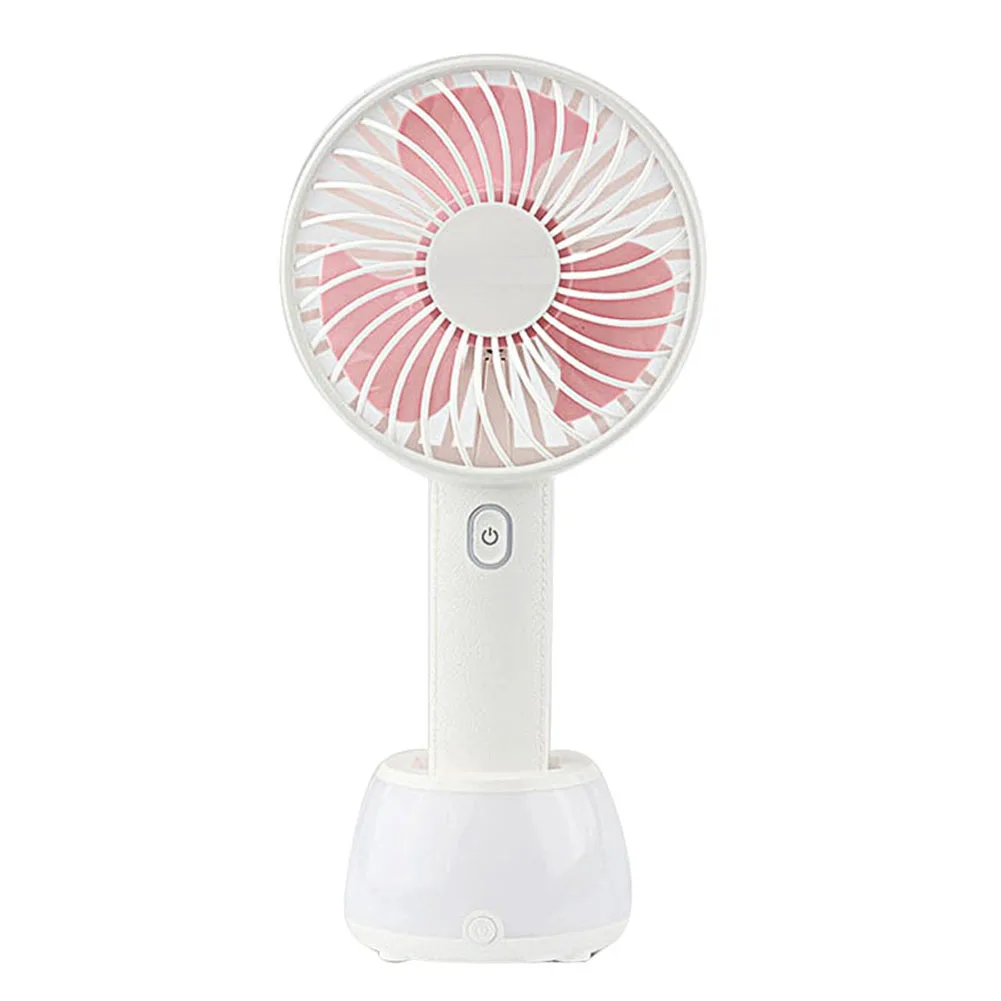

Mini Handheld Fan Colorful LED 2000mAh USB Rechargeable Portable Fan for Home Office K888