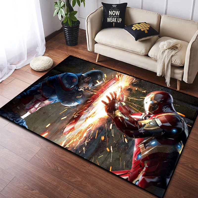 Style 5 Аниме Marvel, Мстители, герой, дверной коврик, ковер, пол, спальня, дверной коврик, нескользящий коврик, мультяшный подарок - Цвет: Style 5