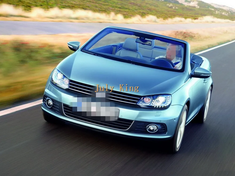 July King 24 Вт бифокальные Противотуманные фары чехол для Volkswagen Eos 2010,11+, 6000K дневные ходовые огни DRL+ дальнего света+ 4300K ближнего света
