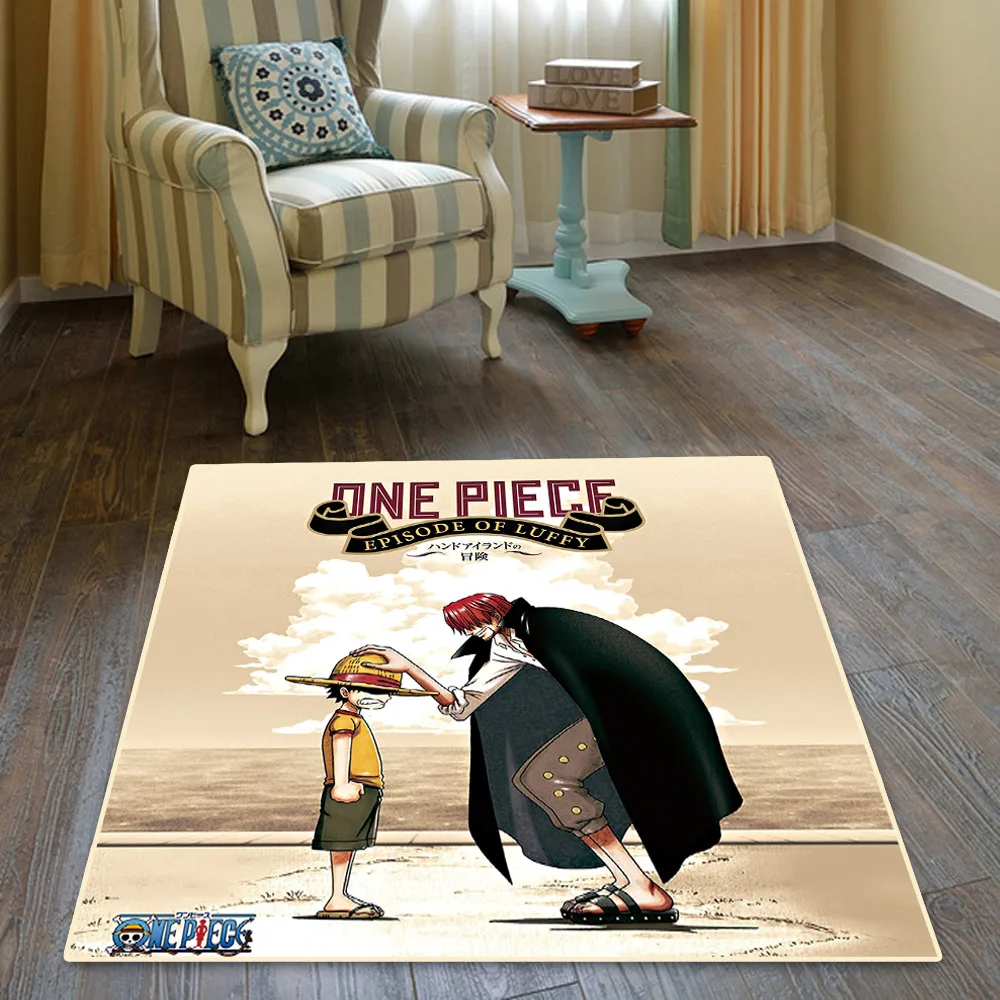 Cartoon One Piece Luffy Chopper Floor Rug Doormat Carpet Room Bedroom Kitchen Home Living Room Non-slip Mat