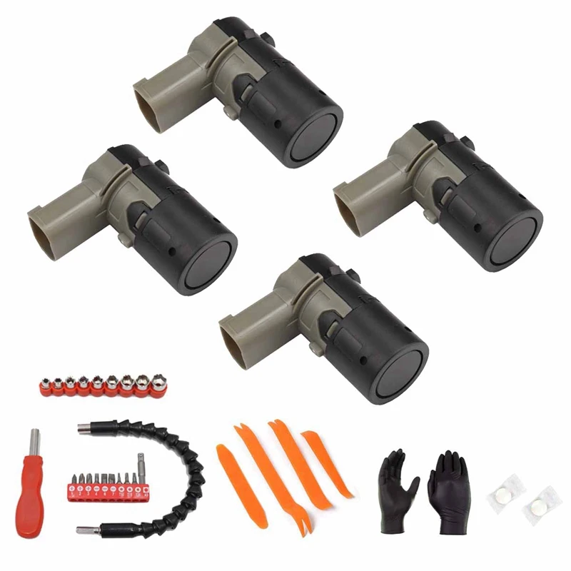 

4PCS PDC Parking Sensor 66206989068 for BMW 5 6 7 Series X5 E39 E53 E60 E61 E63