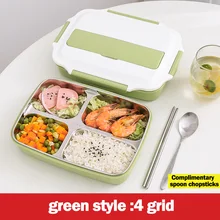 Коробка для обедов, еды, еды, контейнер для хранения, Microwavable пластик, микроволновая печь многоразовые из нержавеющей стали VJ-Drop