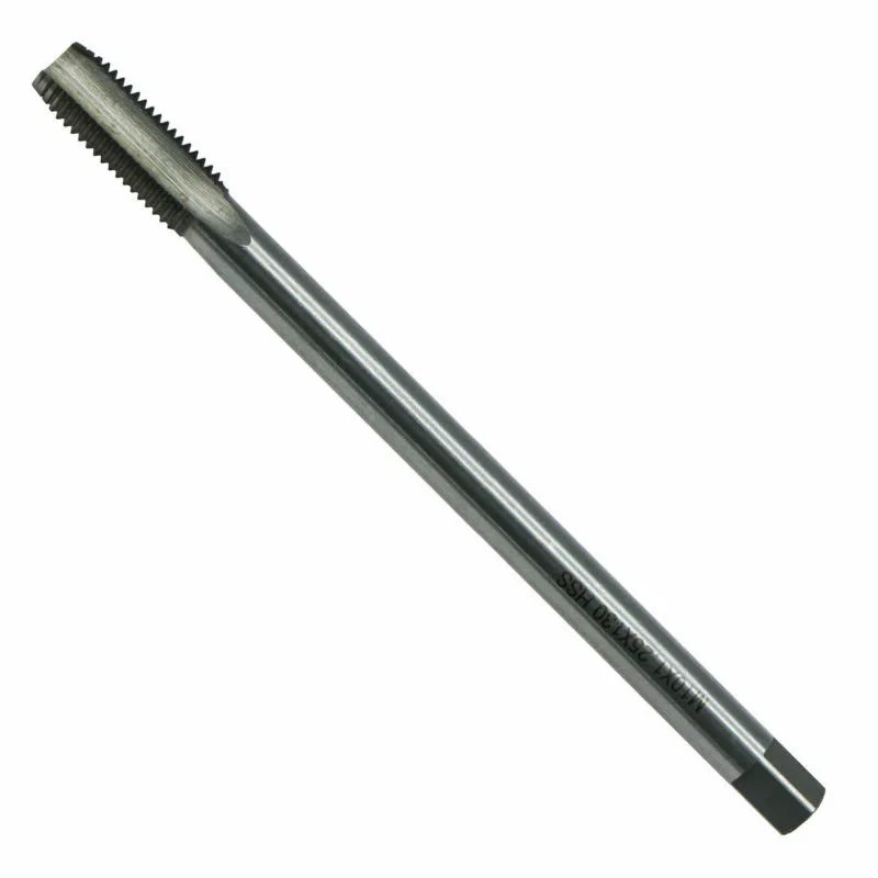 Long Shank Extension Plug Tap M10x1.25x130mm Metric Right Hand High Speed Steel