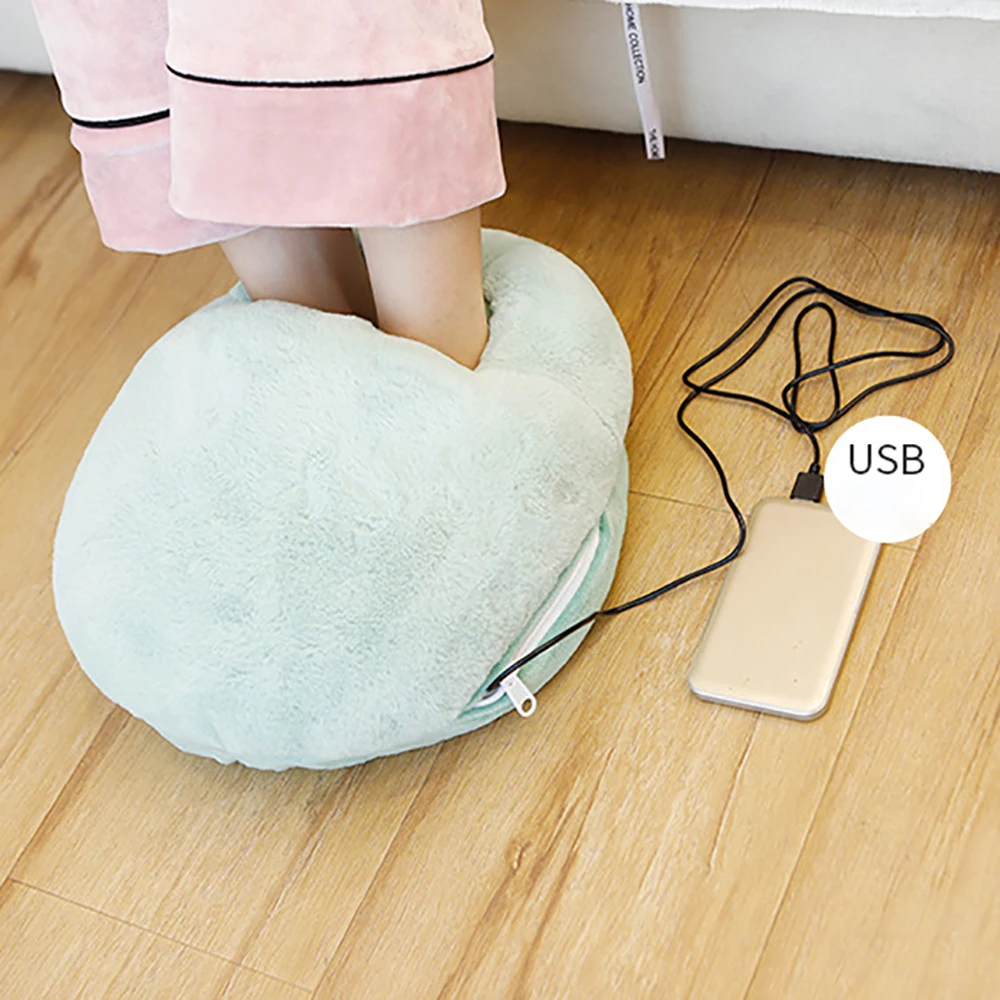 Электрогрелка, теплая подкладка, Usb-poorten Verwarmd, тапочки, теплые, для детей