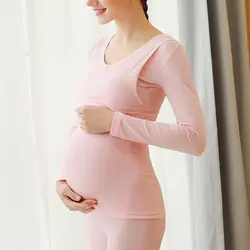 Беременных Для женщин беременности и родам костюмы костюм для кормления грудью пренатальные, послеродовые месяц одежда Беременность дома