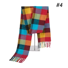 Дизайнерский брендовый Детский шарф, осенне-зимние кашемировые шарфы для детей, Длинные Теплые шарфы