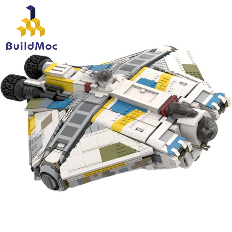 

Buildmoc 75053 Star Wars Rebels Ship The Ghost X Compatible Lepining Star Toys Wars Building Blocks Kids Christmas Gift