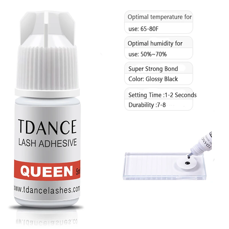 

5ml Eyelashes Extension Adhesive 1-2 Seconds Fast Drying Eyelashes Glue