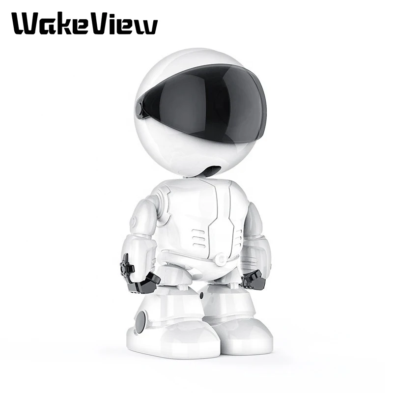 

WakeView Robot Wireless P2P Cloud Storage IP WIFI Camera Night Vision Mutiple Languages Remote Surveillance Alarm IOS Android IR