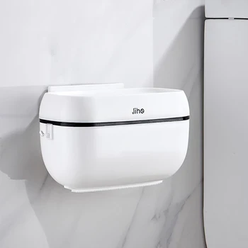 

Wall-mount Toilet Paper Holders Hygienic Paper Dispenser for Bathroom Waterproof Storage Box Home Bathroom Accessories