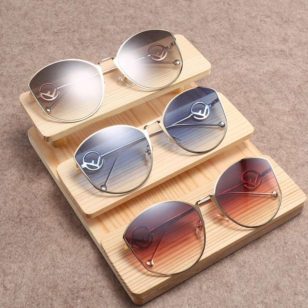 

LONSY Retro High Quality Oversized Round Sunglasses Women Brand Designer Sun Glasses For Female Oculos De Sol Gafas UV400