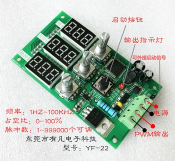 

PWM Dimmer speed control module Frequency duty cycle number of pulses can be adjusted Square wave rectangular wave stepper motor