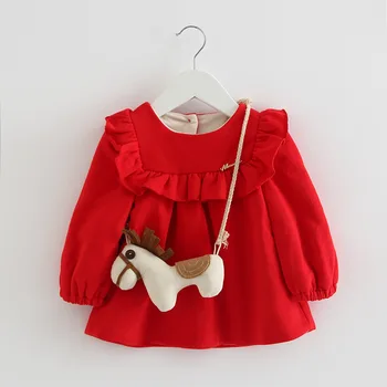 

Autumn Winter Baby Kids Dress Toddler Princess Dress Cotton Warm Dresses for Girls Fashion Baby Children Clothing Long Sleeve