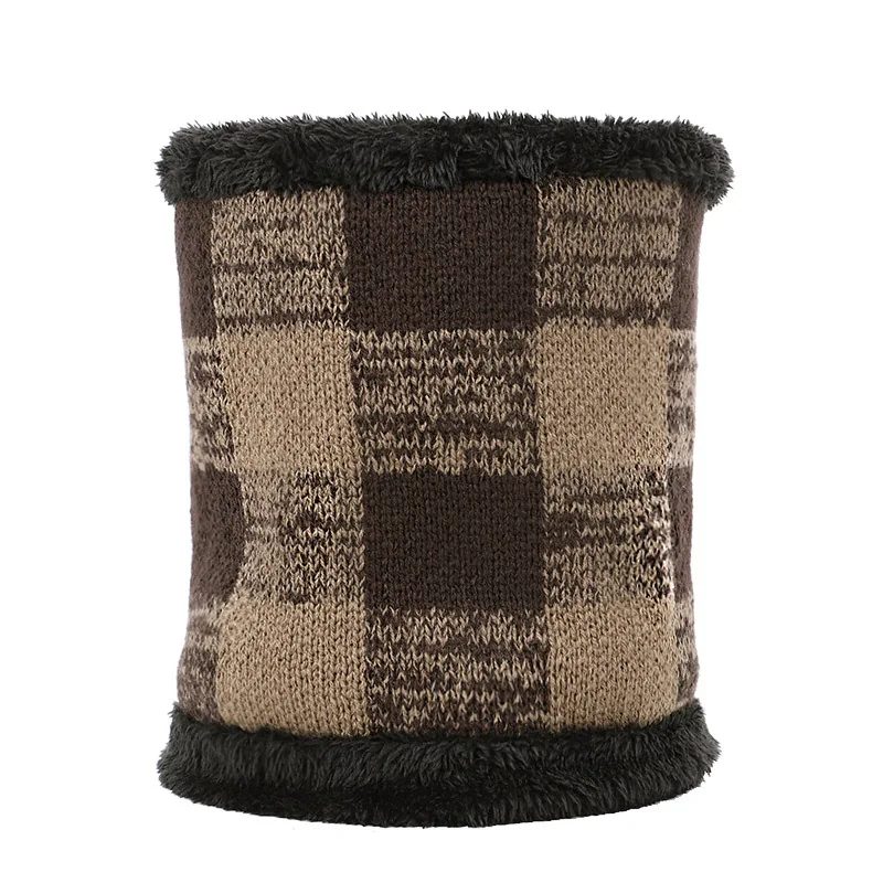 8 Теплая зимняя шапка, вязаная шапка, шарф, шапка, зимние шапки для мужчин, вязаная шапка, мужская шапка, вязаная шапка Skullies Beanies - Color: 8