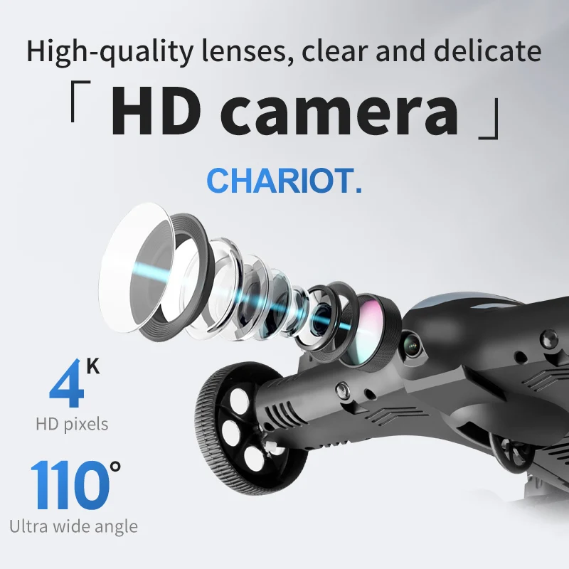 4DRC 2-in-1 2.4G RC Drone Air-Ground Flying Car 4K HD Camera Dron Quadcopter with LED Night light Helicopter Toys For Children 5