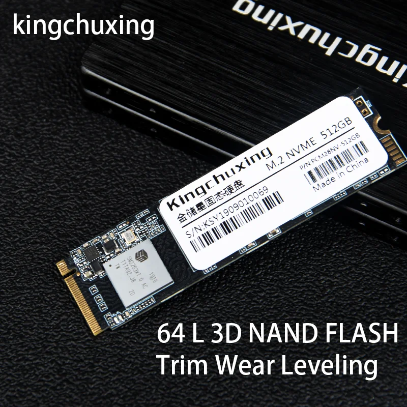 Kingchuxing M.2 SSD M2 NVME 512 Гб PCIe 1 ТБ 256 ГБ 128 Внутренний твердотельный накопитель 2280