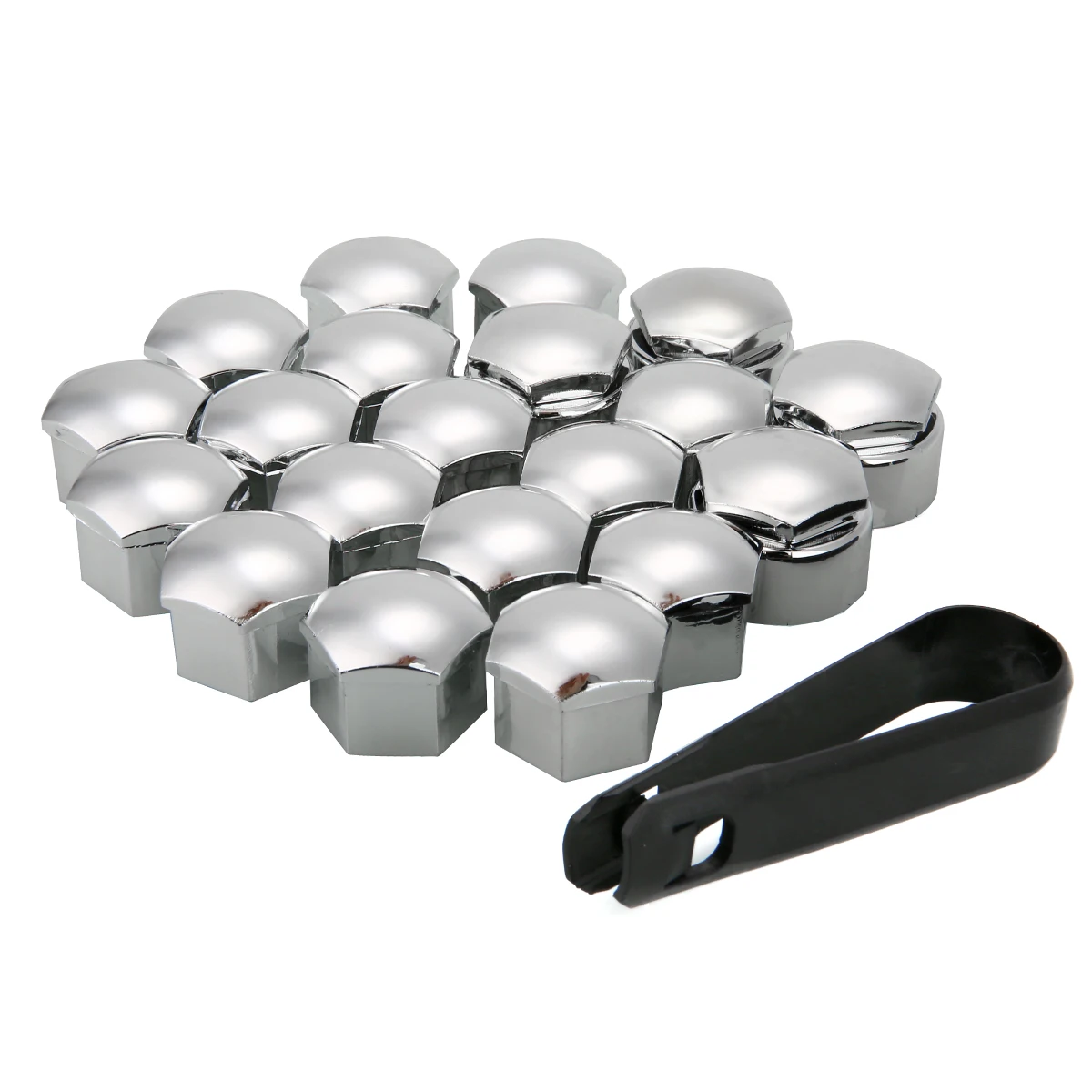 20pcs 17mm Wheel Nut Bolt Head Cover Cap Protective Bolt Caps Exterior Decoration Protecting Bolt Rims