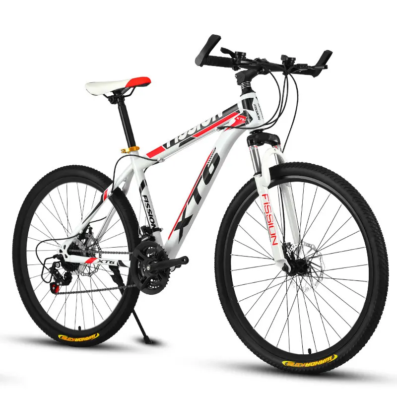 Mountain Bike Variable Speed Variable Speed Shock Absorption Double Disc Brakes Men and Women Bicycle Student Adult