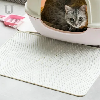

Youpin Jordan&Judy Cat Sand Mat Soft Silicone Falling Sand Pad Anti-splashing Cat Foot Pad Pet Mat Cat Toilet Control Sand Board