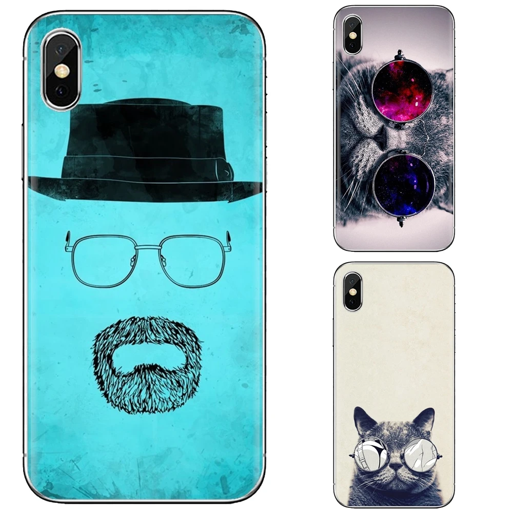 Плоские хипстерские очки для iPhone 11 Pro 4 4S 5 5S SE 5C 6 6S 7 8X10 XR XS Plus Max iPod Touch дешевый