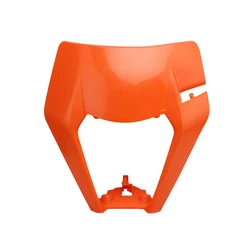 Universal Headlight Plate for Enduro and Dirt Bike Motorcycles (Orange)