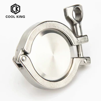 

CK 19mm 25mm 32mm 38mm 51mm 63mm OD SS304 Sanitary Tri Clamp Ferrule + End Cap + Tri Clamp + Silicon Gasket 3/4" 1" 2-1/2"