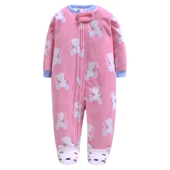 

2020 baby rompers fleece jumpsuit comfortable clothing for new born babies 0-1Y baby wear , newborn baby clothing bebes