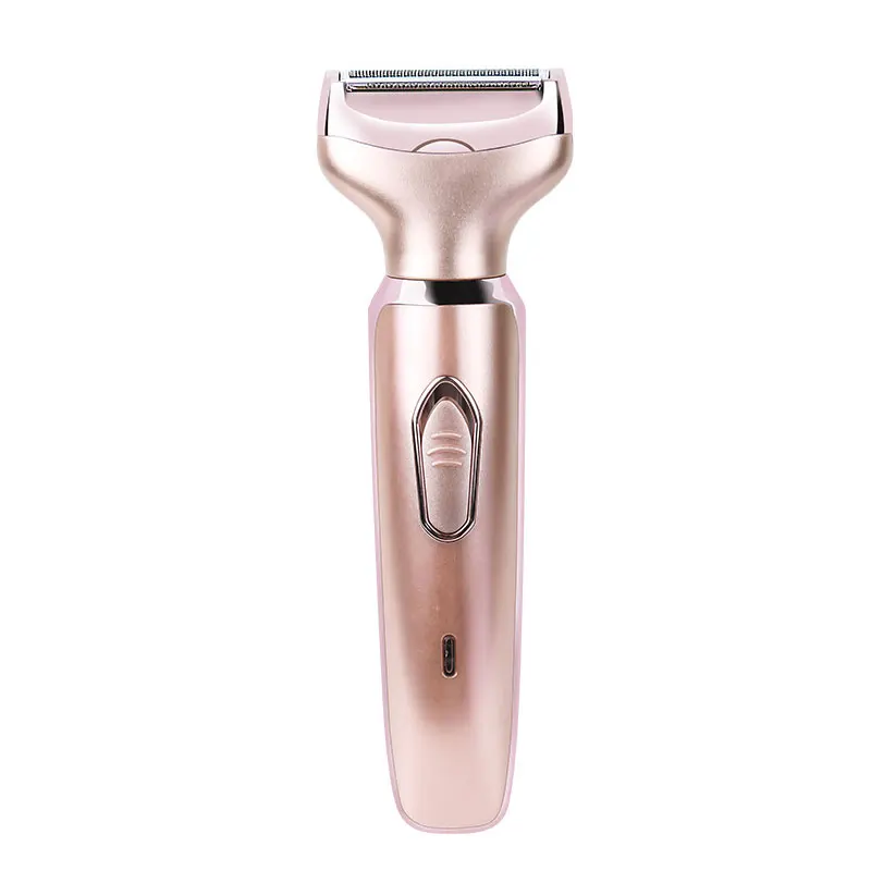 A Бритва для удаления волос, триммер для лица, Депиляционная машина,, 2 в 1, перезаряжаемая бритва для женщин, для бритья волос на теле - Цвет: A