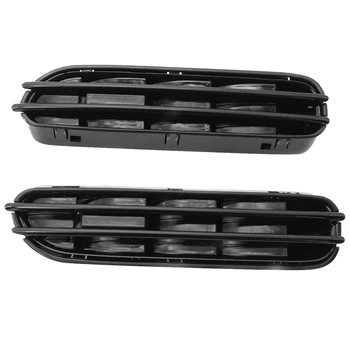 

New Side Fender Air Flow Vents Sets Grille Grill for BMW 5 Series E39 E60 E61 M5 Black
