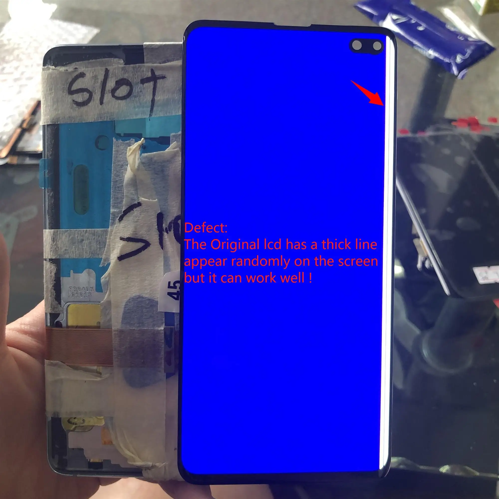 100% Оригинальный 6 4 ''ЖК дисплей для SAMSUNG Galaxy S10 PLUS SM G9750 G975F сенсорный экран