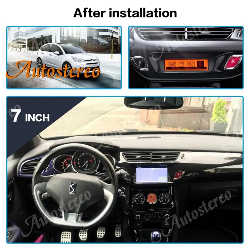 Android 10 64GB Car DVD Player GPS navigation For Citroen C3 DS3 2010+ multimedia player radio tape recorder stereo headunit DSP