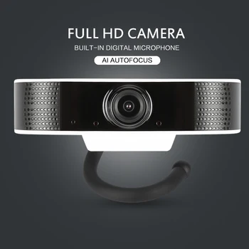 

1080P HD Computer Webcam Anti-peeping Rotatable Adjustable Camera For Network Teaching Live Meeting Noise Reduction Mic Webcam