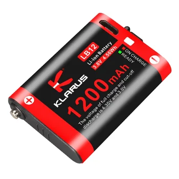 

Klarus LB12 Powerful 3.8V 1200mal USB Rechargeable Battery for HR1 50km Crosscountry Race Extended Battery