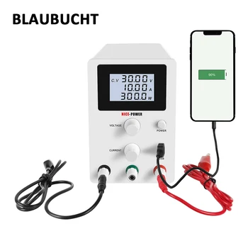 

BLAUBUCHT 30V 10A 60V 5A LCD Screen Lab DC Power Supply Adjustable Laboratory Switching Bench Source Voltage Current Regulator