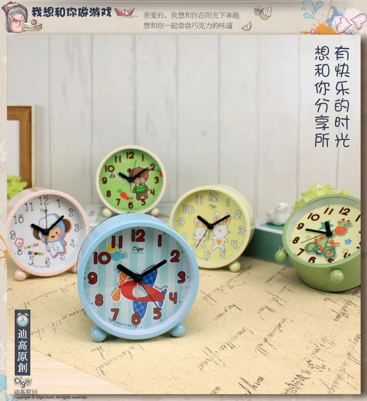 Cartoon Alarm Clock Children Creative Electronic Gift Amazon Hot Selling Home Product Foreign Trade Manufacturers Wholesale
