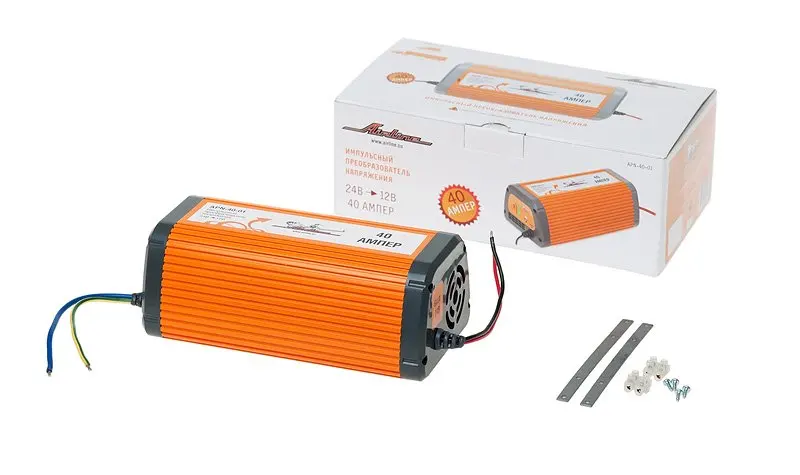 Voltage converter switching 24-12в 40 amps airline apn-40-01 inverter car converters voltage |