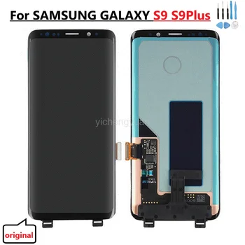 

Original AMOLED for SAMSUNG Galaxy S9 S9 Plus LCD Display Touch Screen Digitizer G960 G965 S9 Lcd Burn-Shadow With black spots